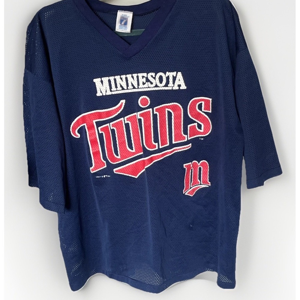 Minnesota Twins Vintage 1997 Logo 7 Mesh Batting Practice Jersey Men's XL USA